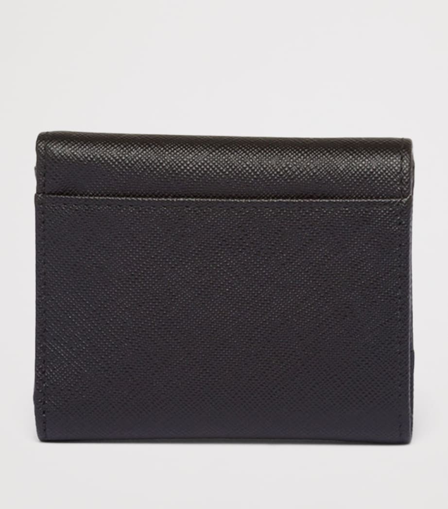 Prada Small Saffiano Leather Wallet Black Image 3
