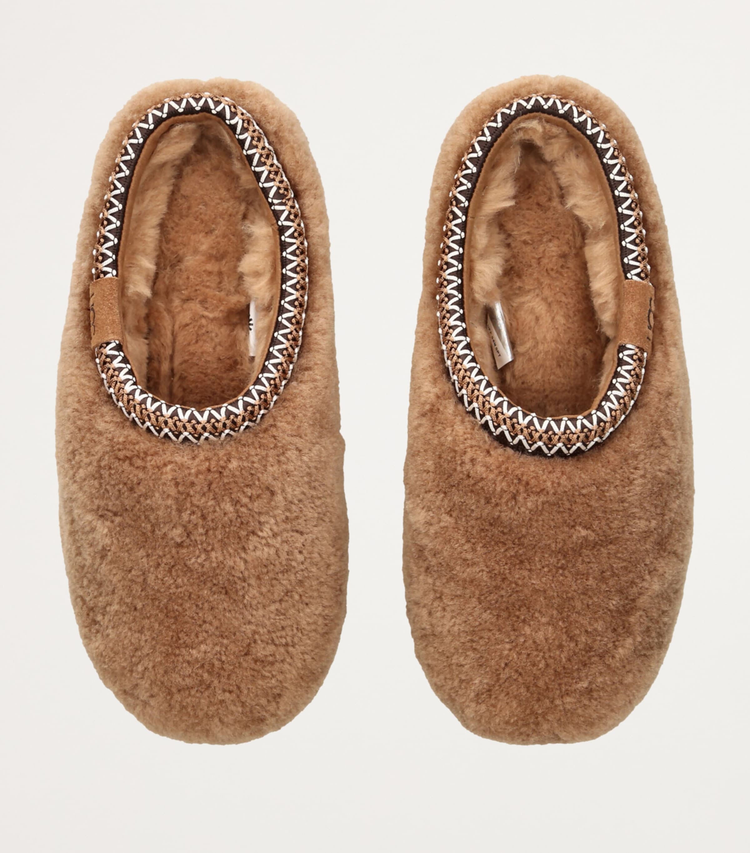 UGG Sheepskin Tasman Maxi Curly Slippers Chestnut Image 4