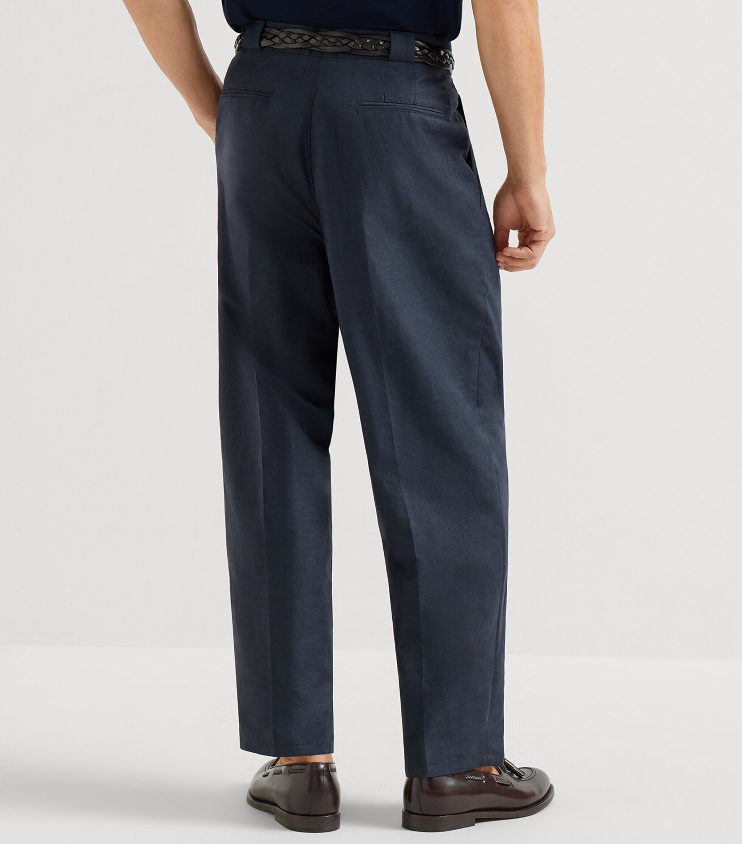Cotton-Linen Panama Trousers C2485 Image 5