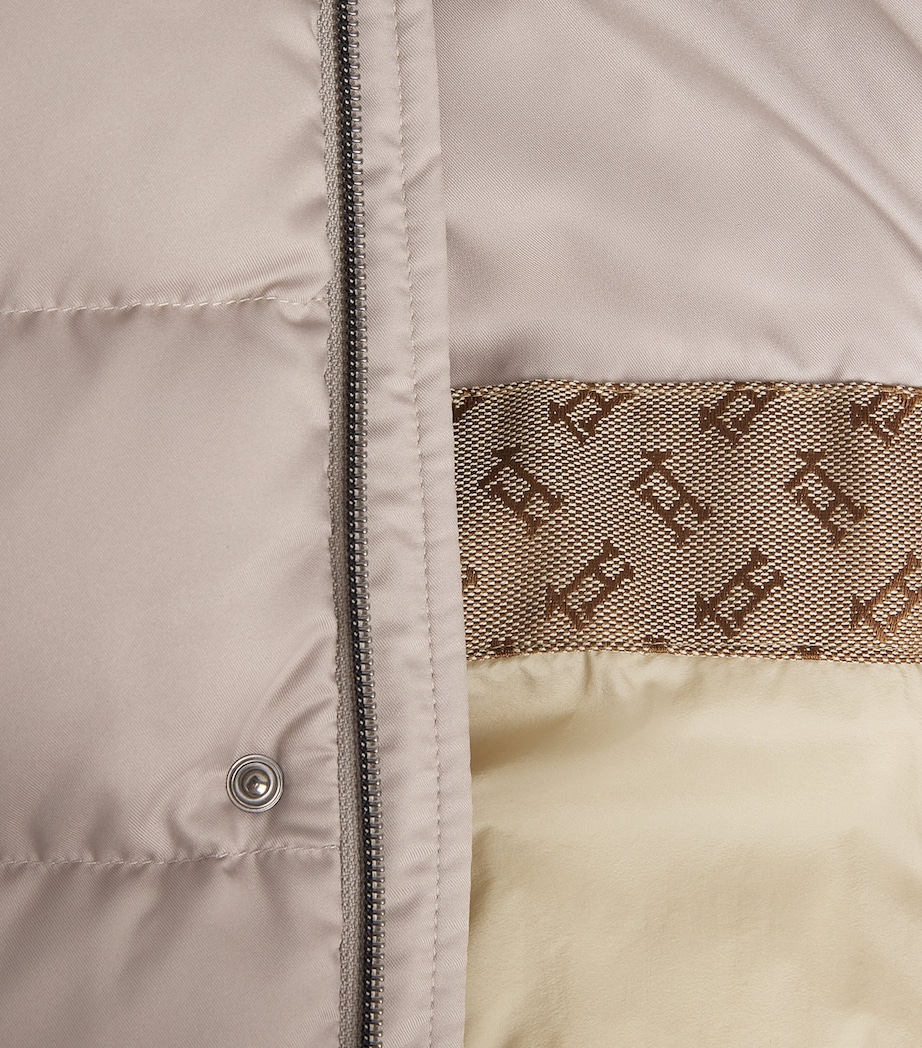 Herno Mens Down Quilted Puffer Jacket Grigio Perla Image 6