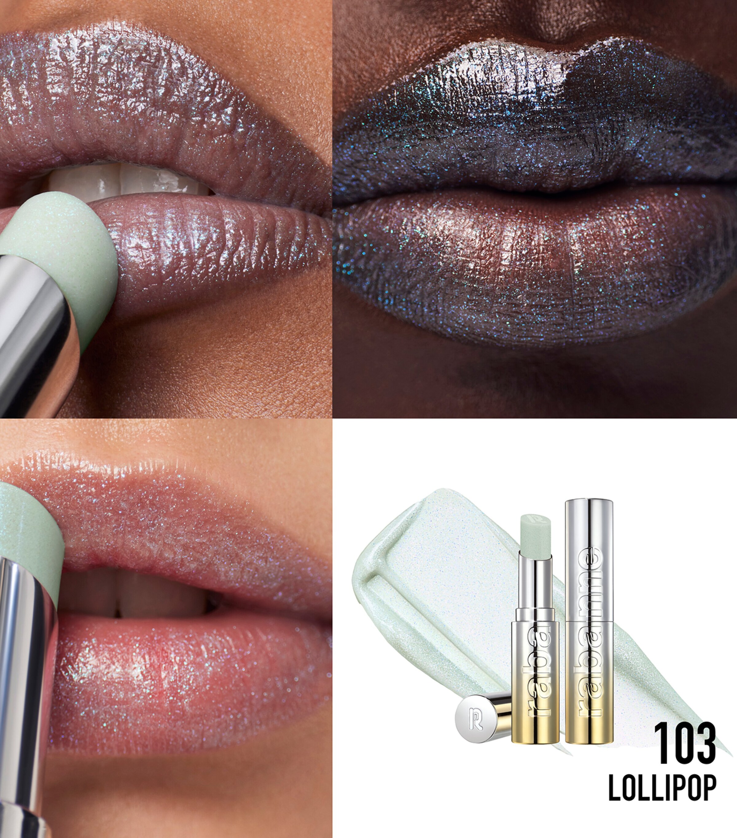 Rabanne Dramalips Shiny Lipstick Lollipop Image 3