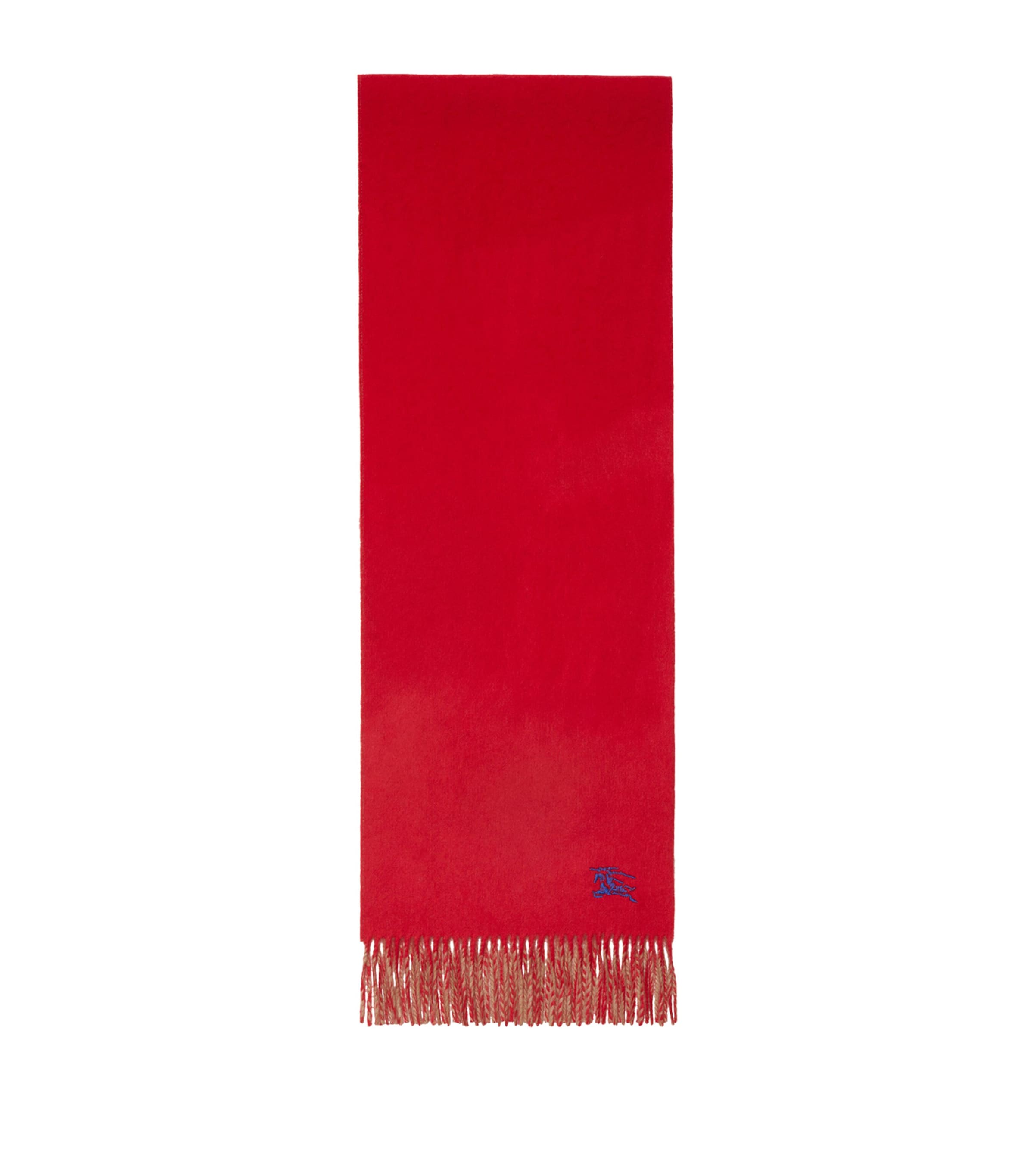 Burberry Cashmere Reversible Scarf In Red