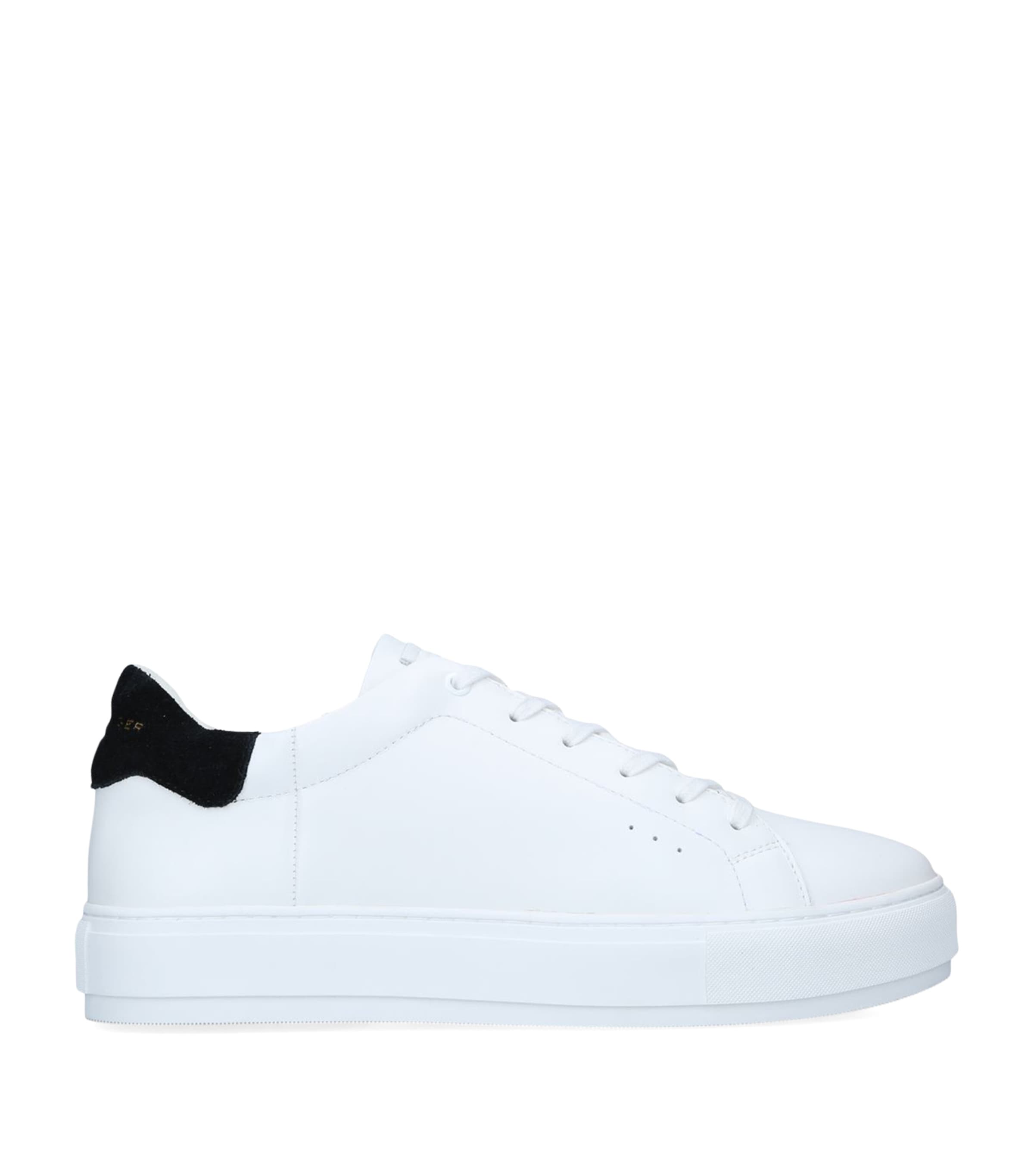 Kurt Geiger Leather Laney Sneakers In White