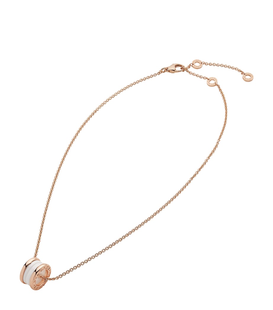 Rose Gold And Ceramic B.zero1 Necklace PINK GOLD Image 1