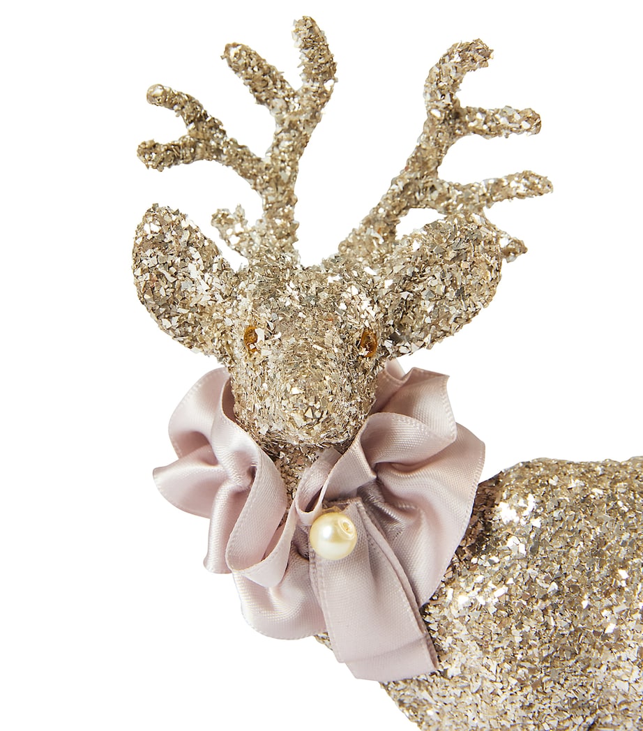 Comet Reindeer Tree Decoration SILVER Image 2
