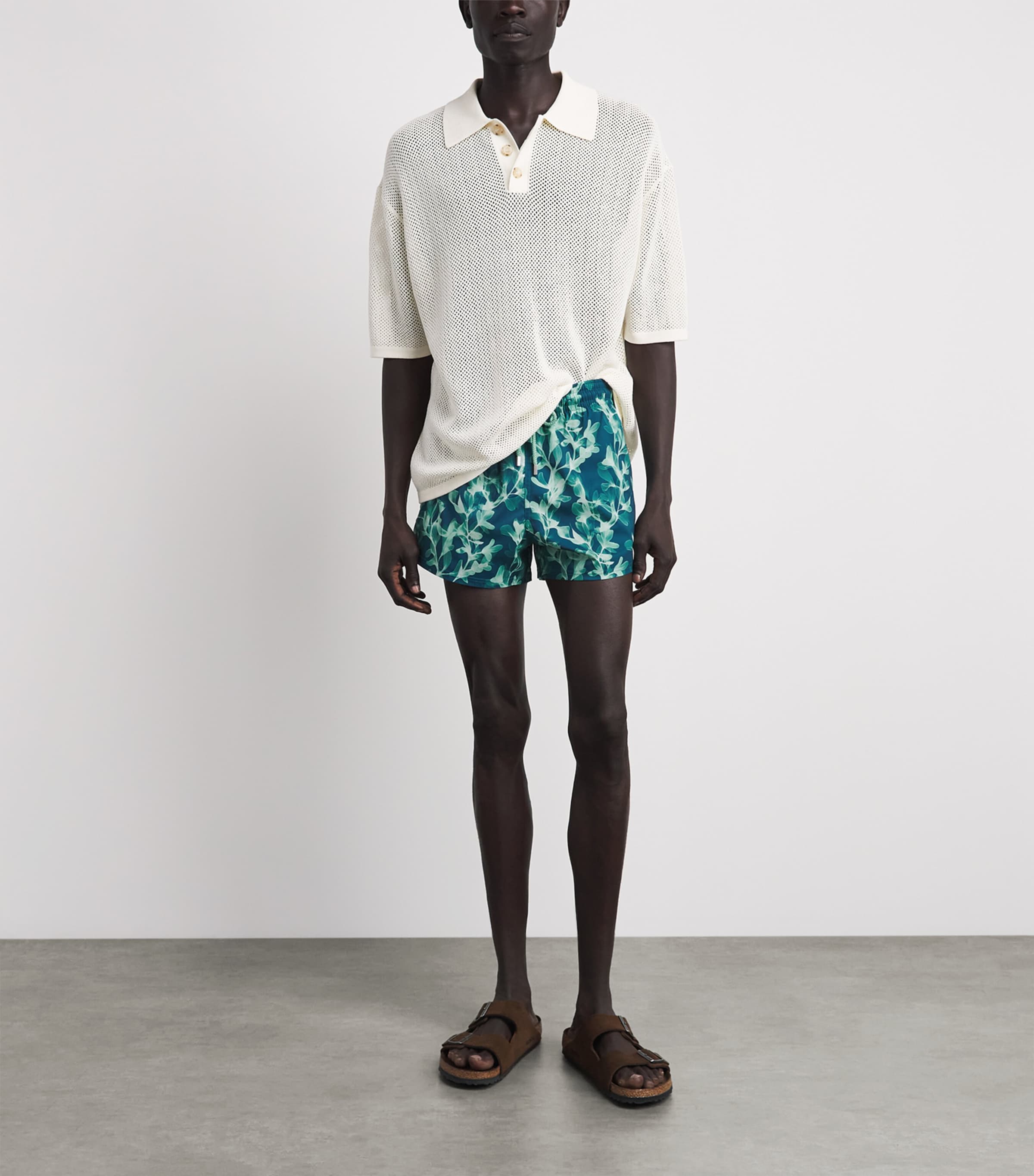 Vilebrequin Mens X-Ray Seaweed Swim Shorts Coin Coin Image 2