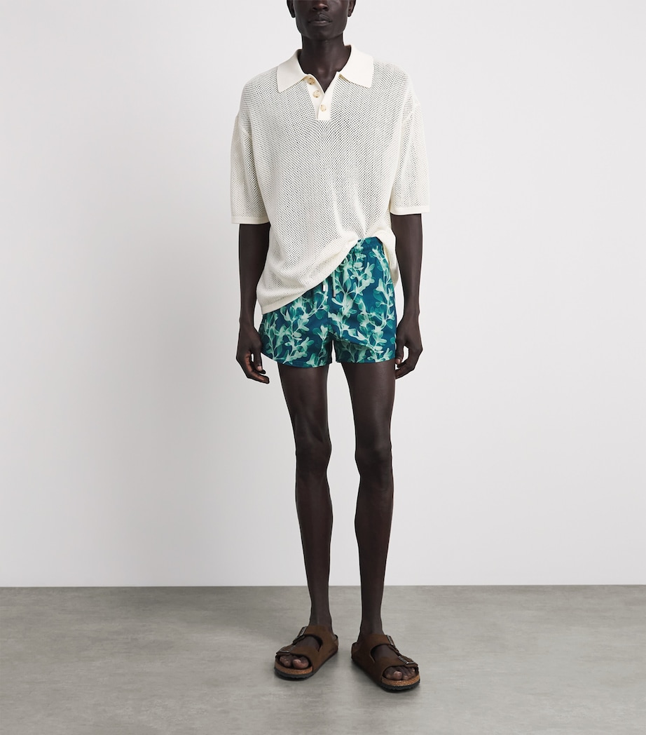 Vilebrequin Mens X-Ray Seaweed Swim Shorts Coin Coin Image 2