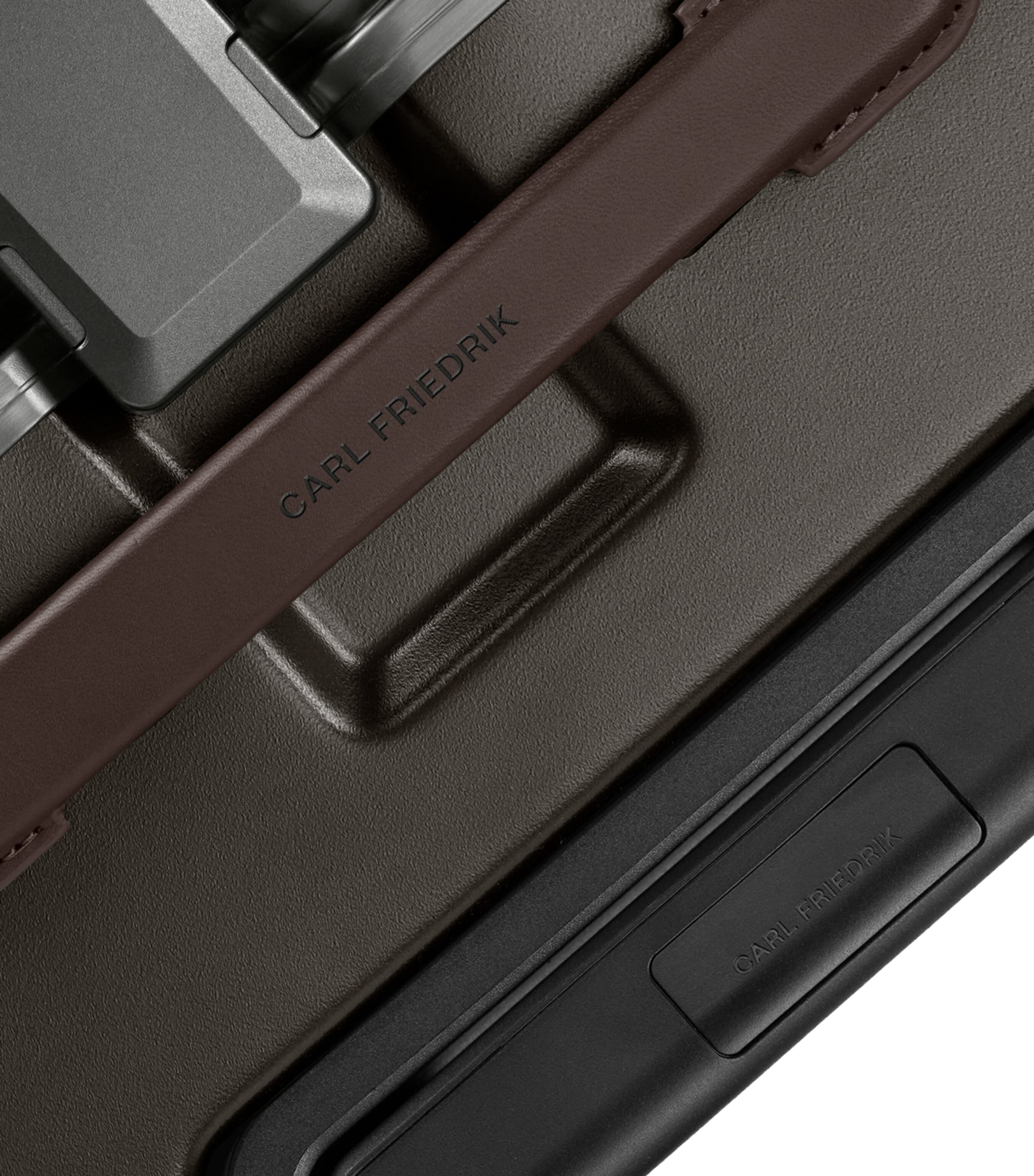 Carl Friedrik The Large Check-In Suitcase (79cm) Dark Brown Image 8