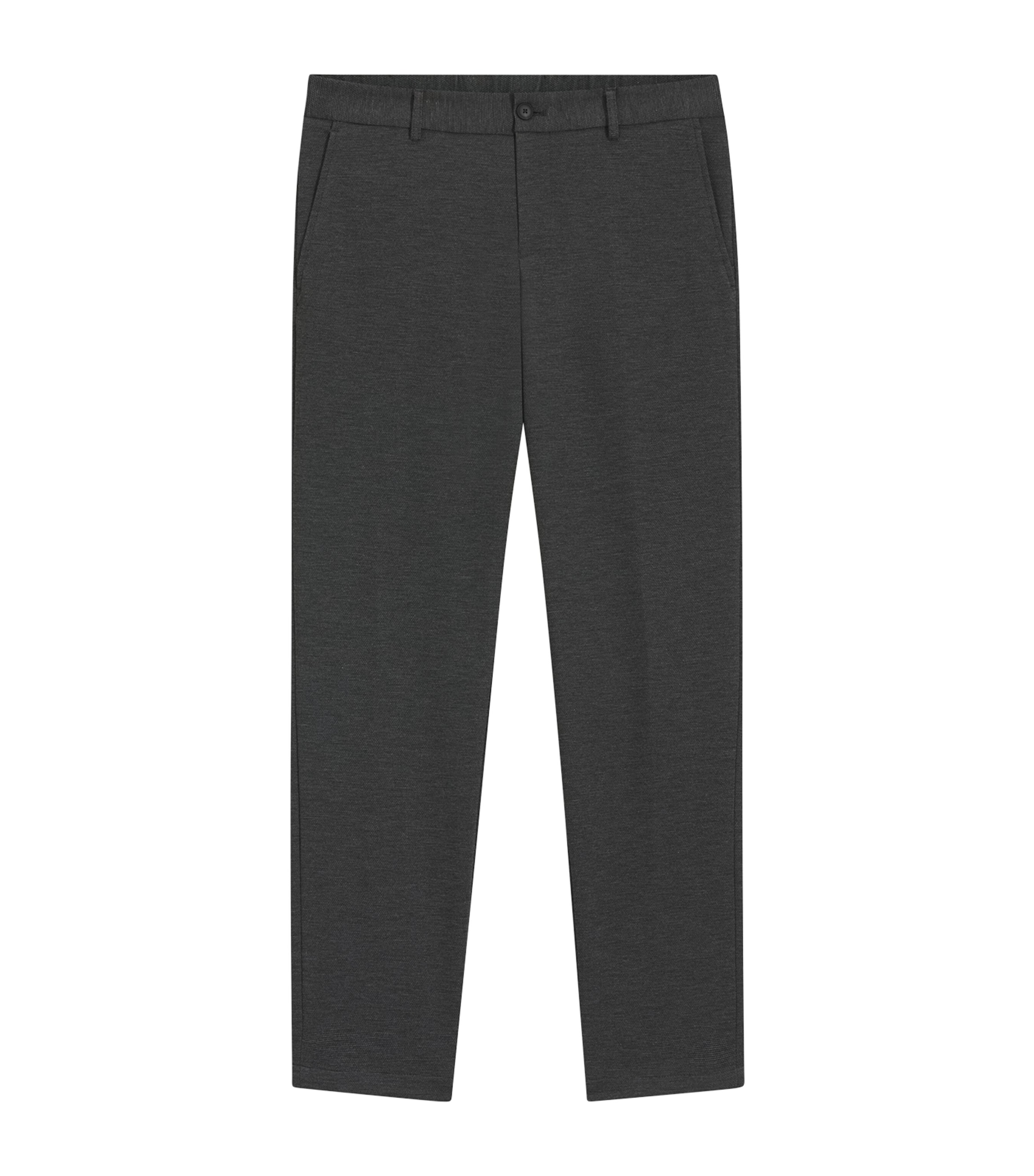 BOSS Mens Performance-Stretch Slim-Fit Trousers Image 1