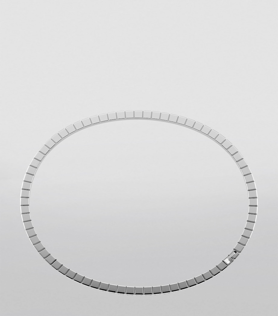 White Gold and Diamond Ice Cube Bangle 18K WHITE GOLD Image 2