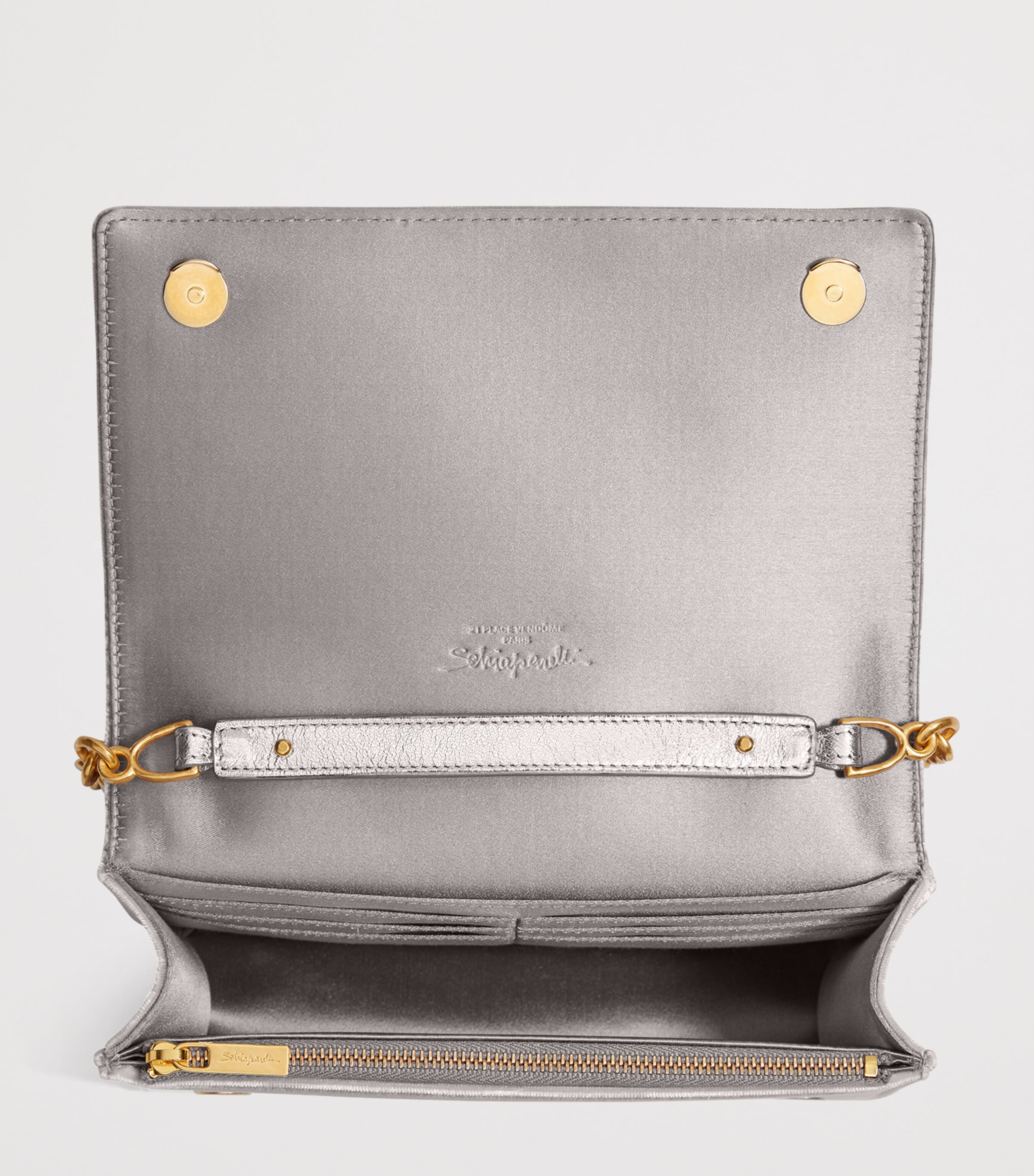 Velvet Eyes Clutch Bag 092 SILVER Image 6