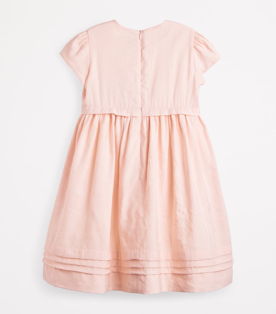 Il Gufo Tiered Dress (2-6 Years) Smoothie Pink Image 2