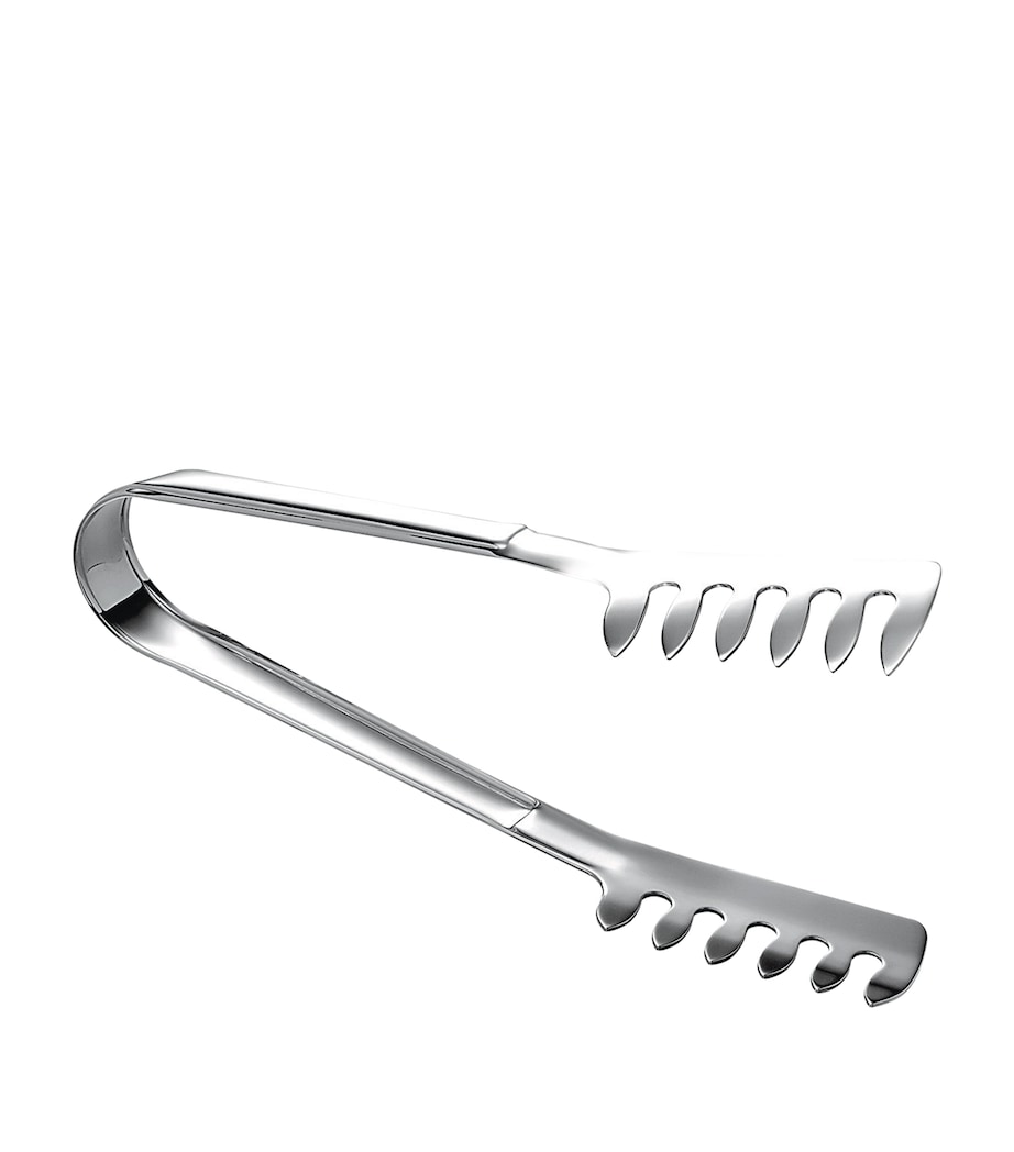 Silver-Plated Uni Serving Tongs (22cm) SILVER Image 1