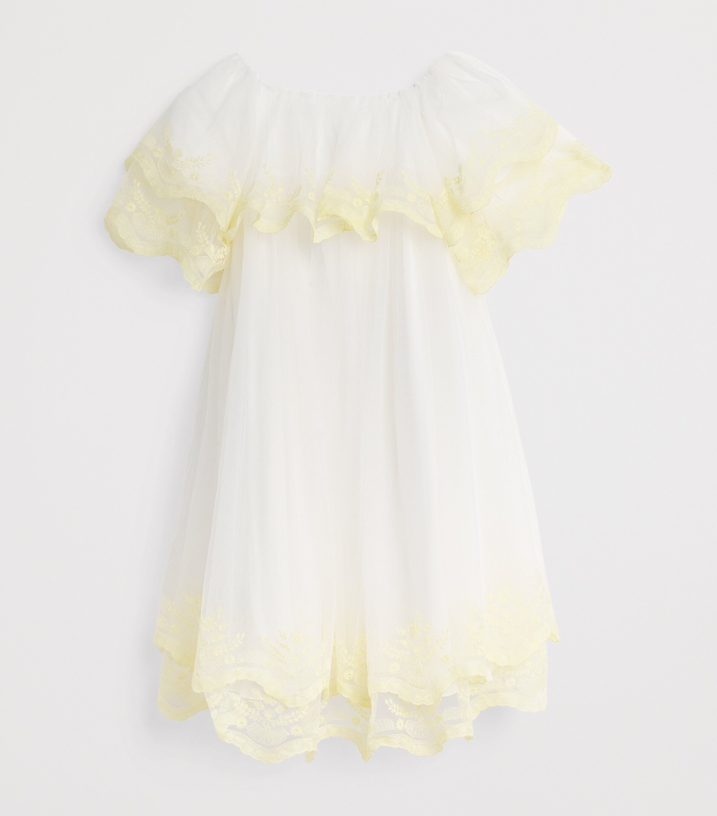 Chloé Kids Embroidered Ceremony Dress (4-14 Years) Image 2