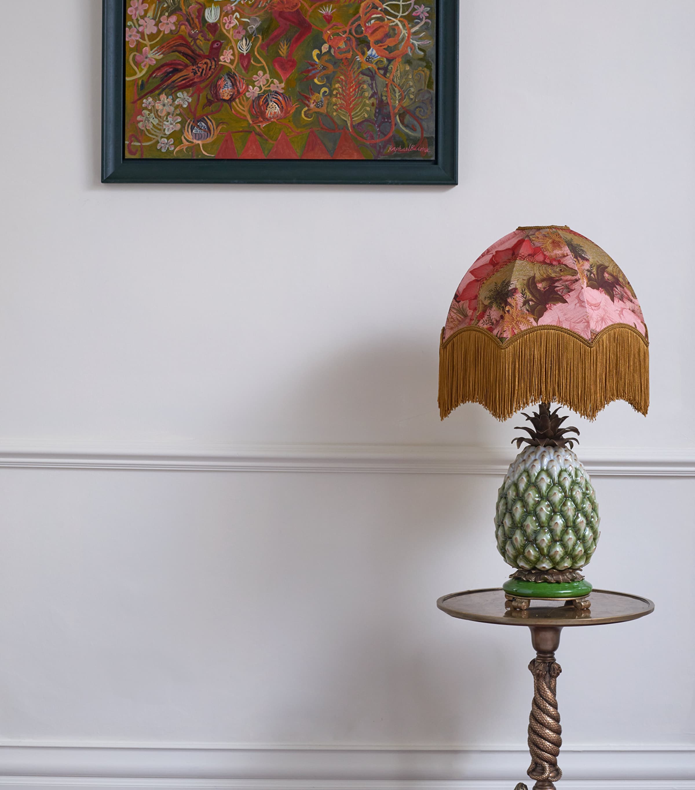 Ananas Pineapple Ceramic Lamp Base MULTI Image 5