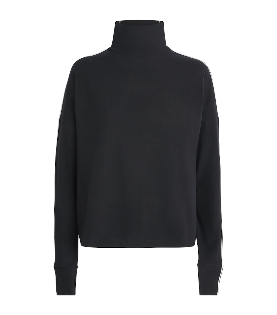 Brushed Rona Sweater BLACK / SNOW WHITE Image 1