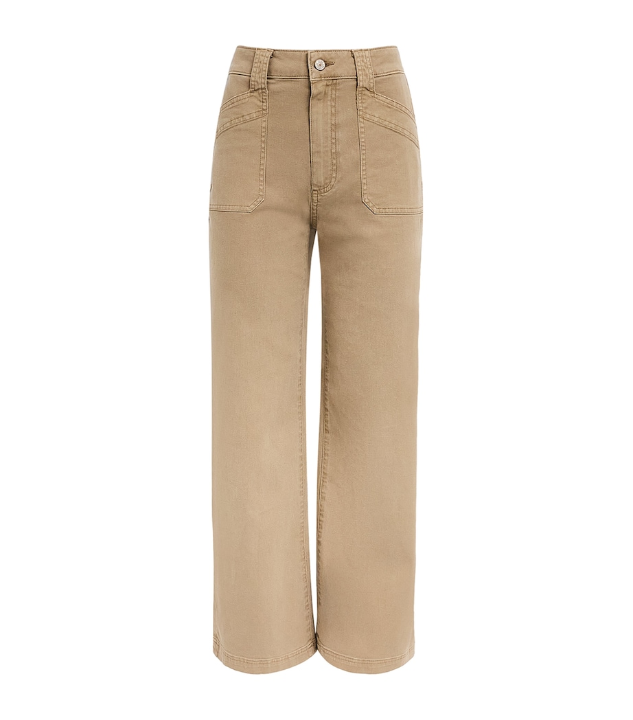 PAIGE Womens Ari Bootcut Jeans Vintage Beechwood Image 1