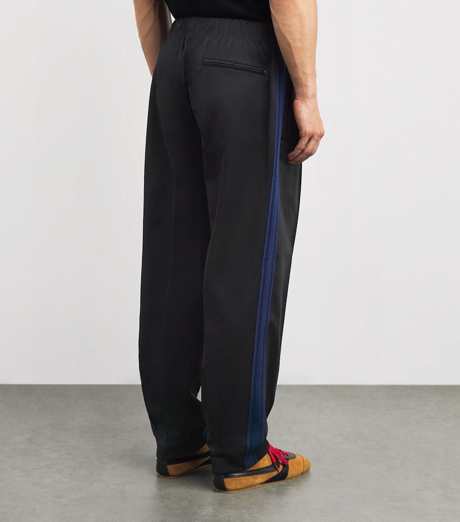 Mesh Taped Sweatpants 102 BLACK Image 4