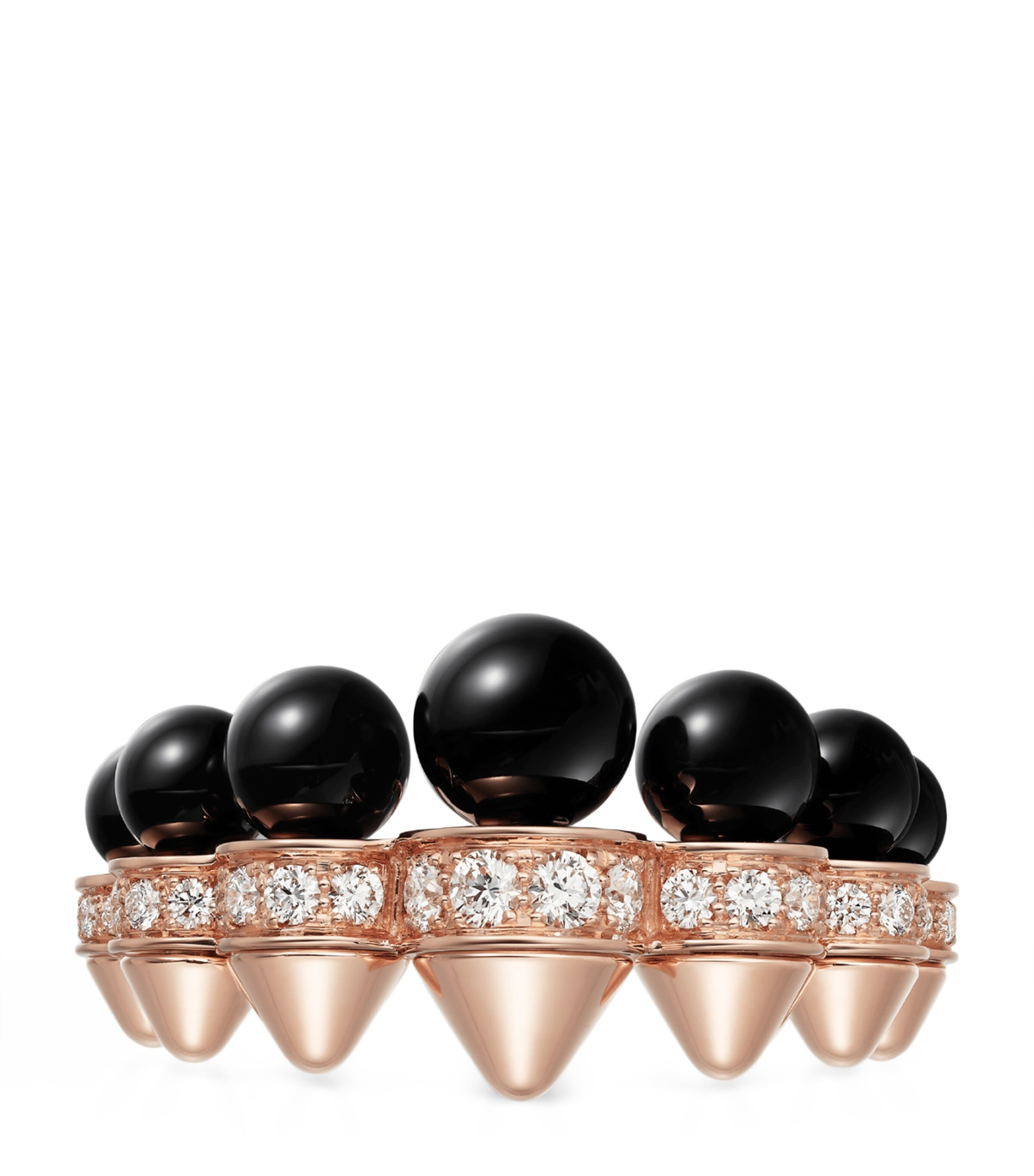 Rose Gold, Onyx and Diamond Clash de Cartier Ring ROSE GOLD Image 6