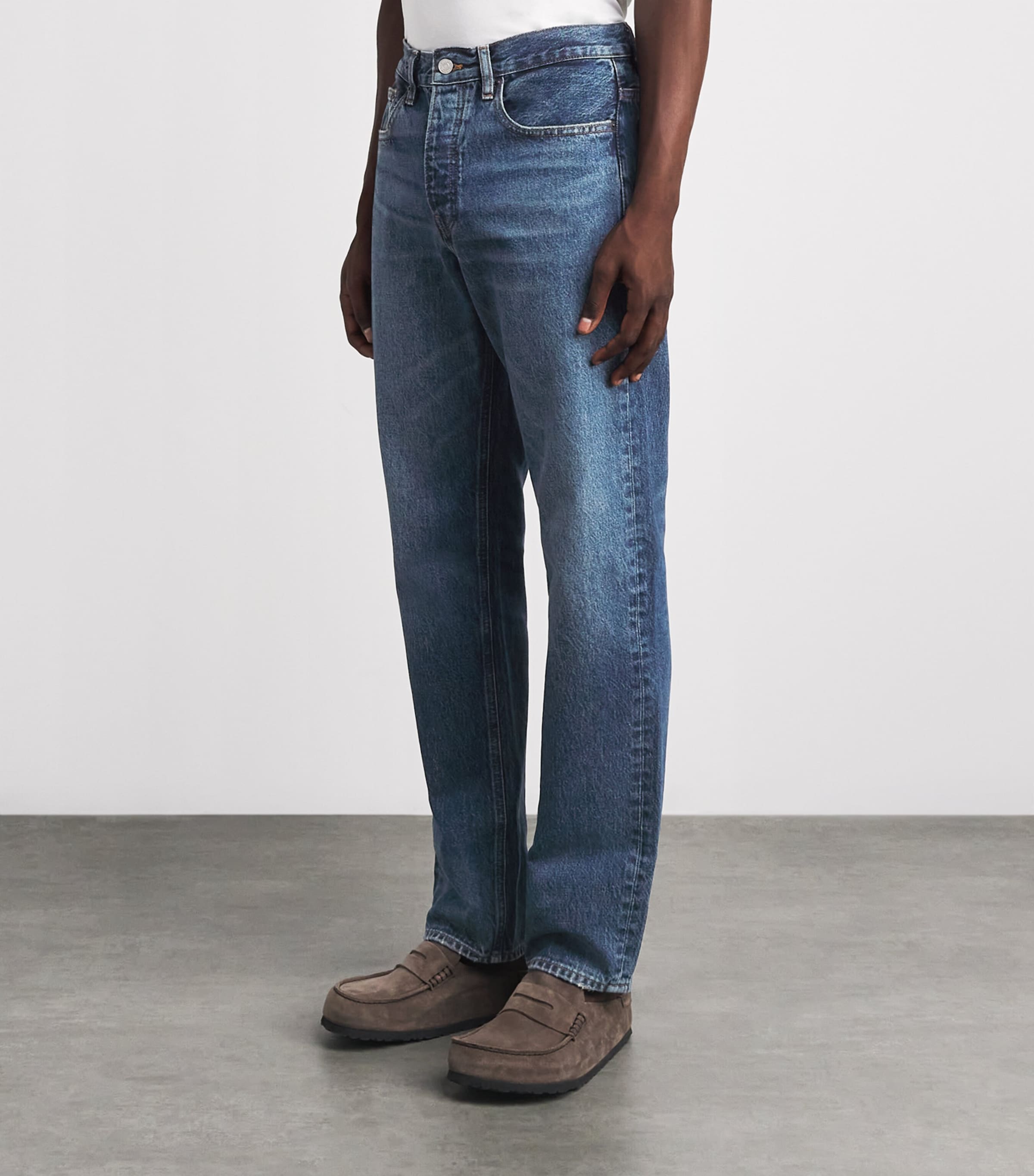 FRAME Mens The Straight Jeans Advt Adventure Image 4