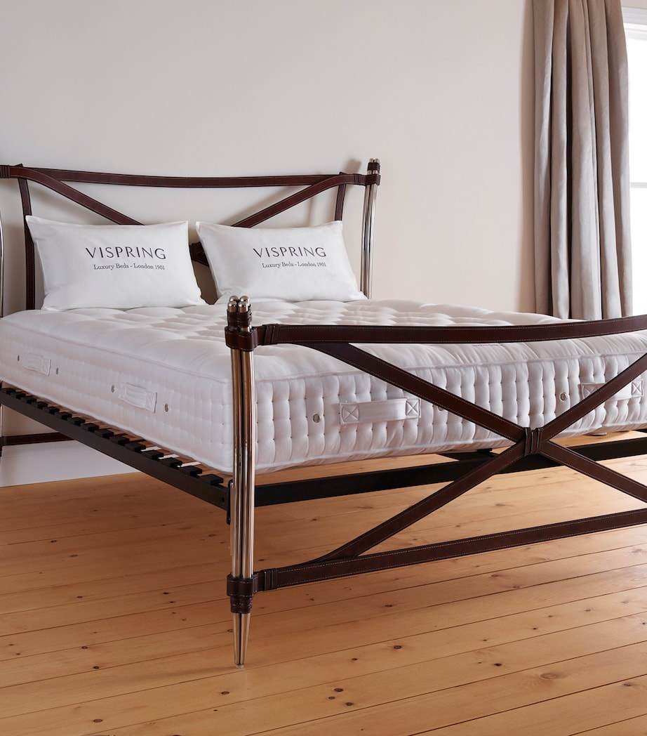 Medium Bedstead Superb Mattress (150cm x 200cm) WHITE Image 2