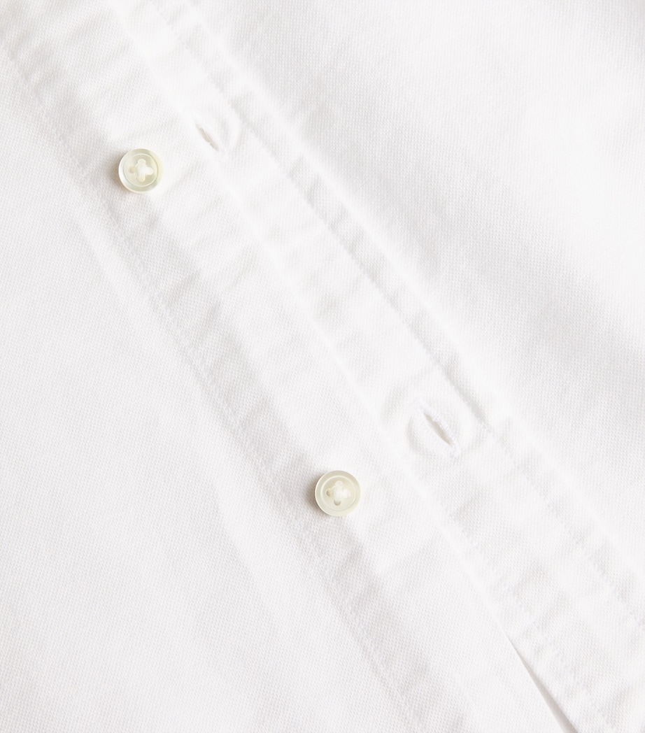 Cotton Polo Pony Shirt WHITE Image 6