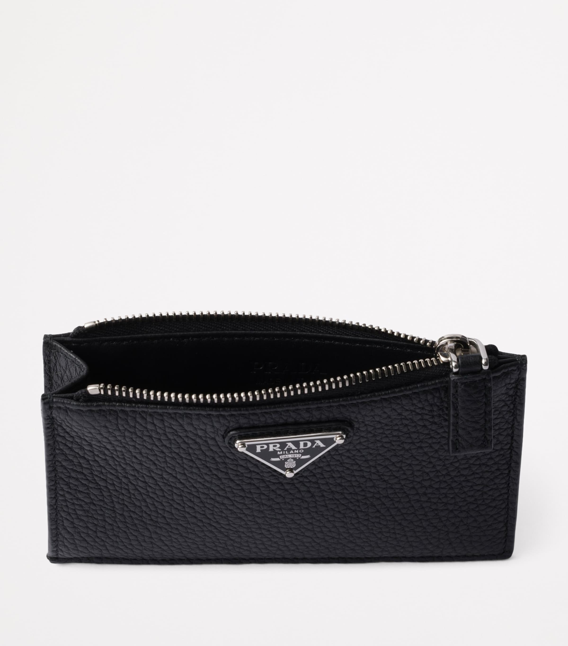 Grained Leather Triangle Card Holder F0002 Image 2