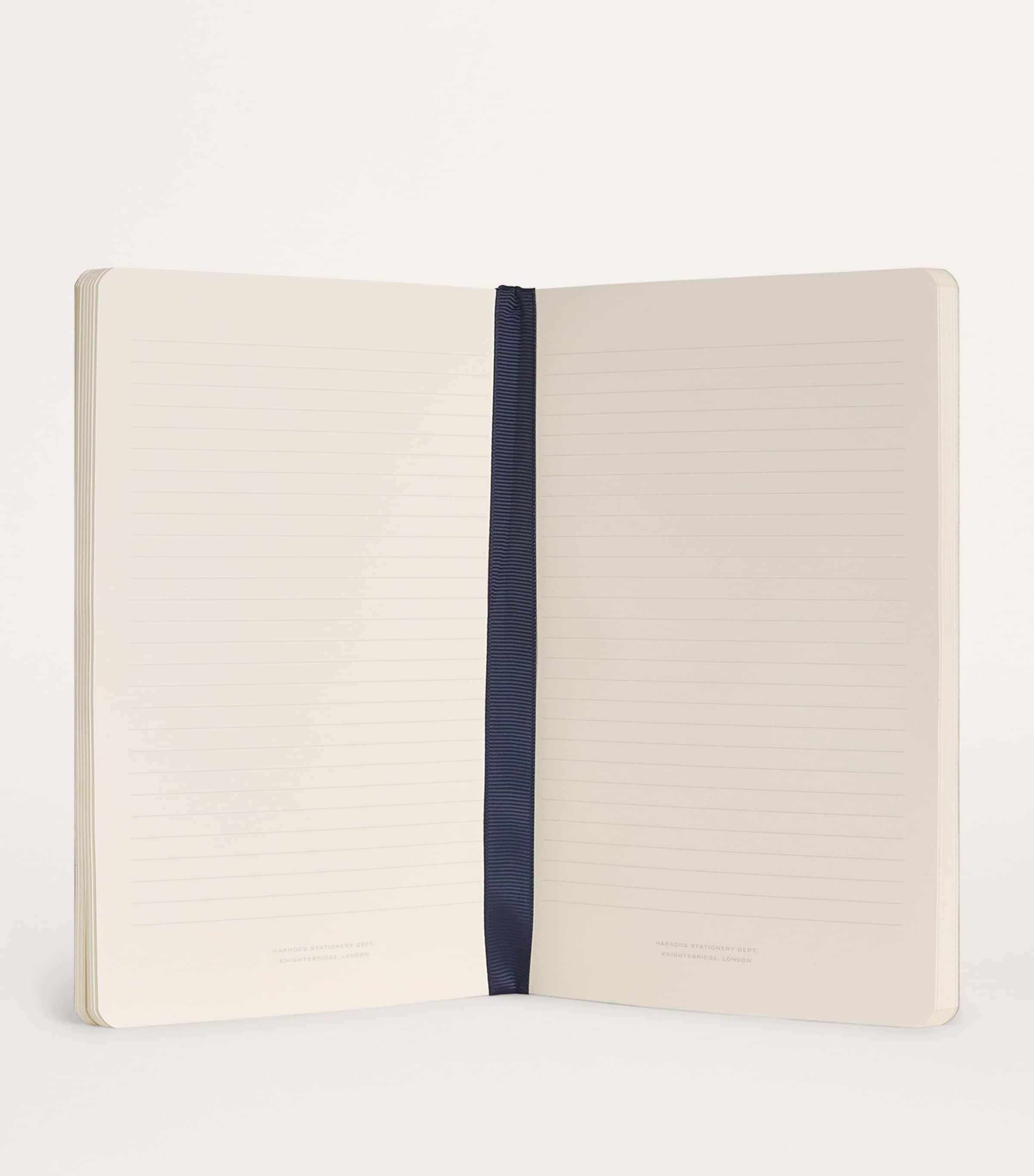 Harrods Logo A5 Notebook Navy Image 2