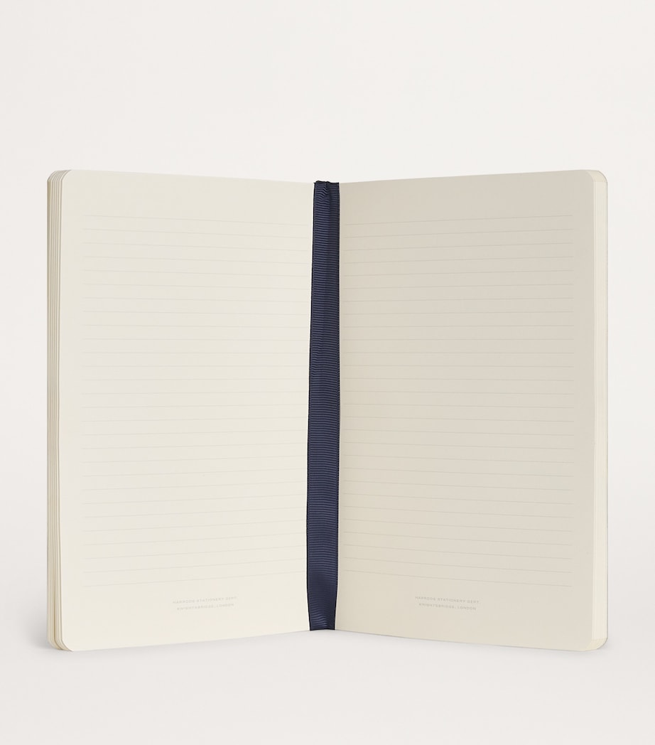 Harrods Logo A5 Notebook Navy Image 2