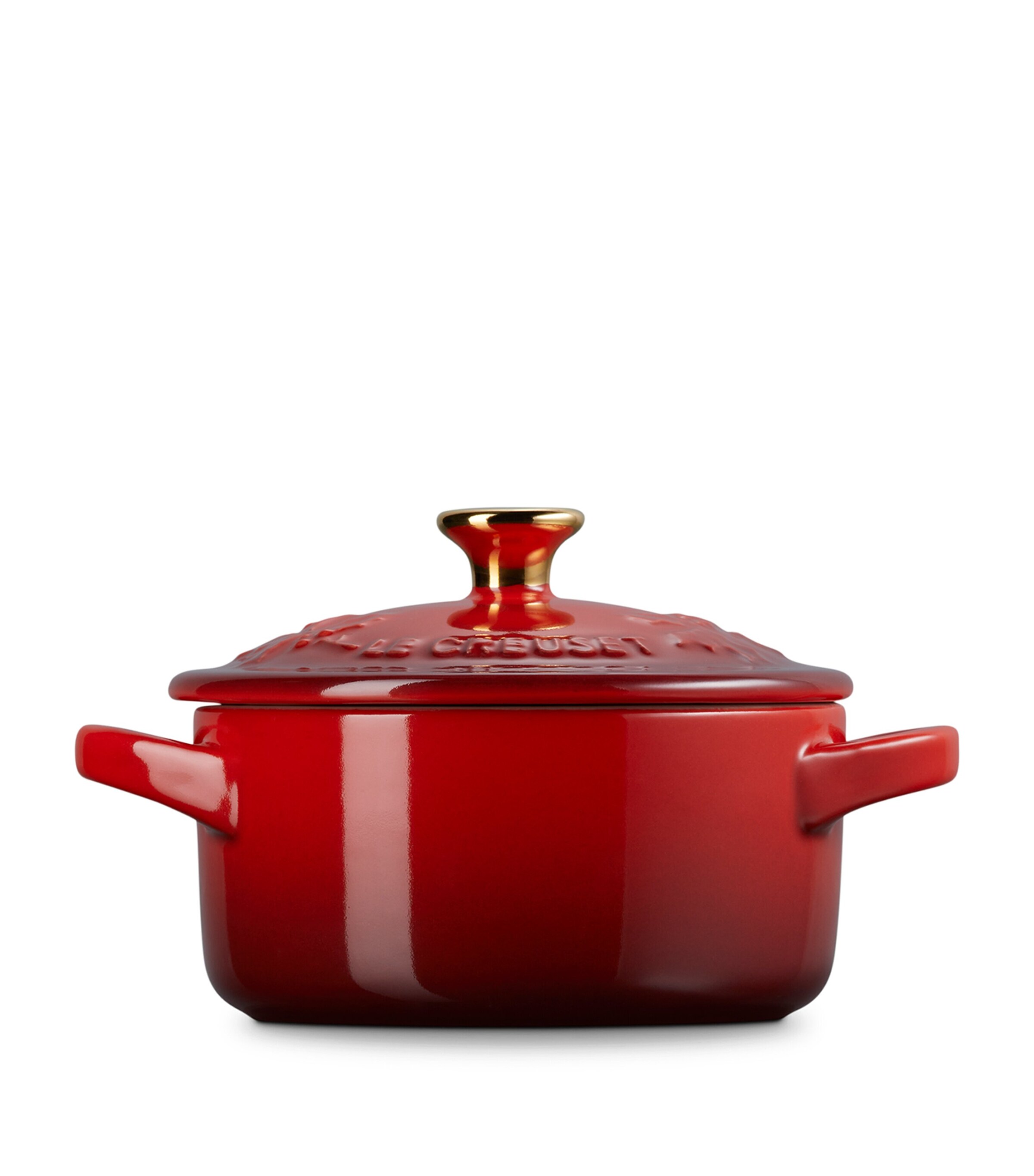 Petite Stoneware Holly Round Casserole Dish (10cm) NO COLOUR Image 3