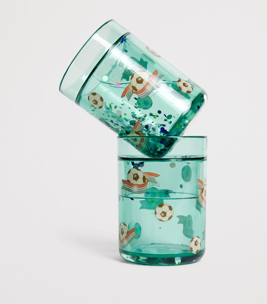 Set of 2 Glitter Cups KICK IT Image 3