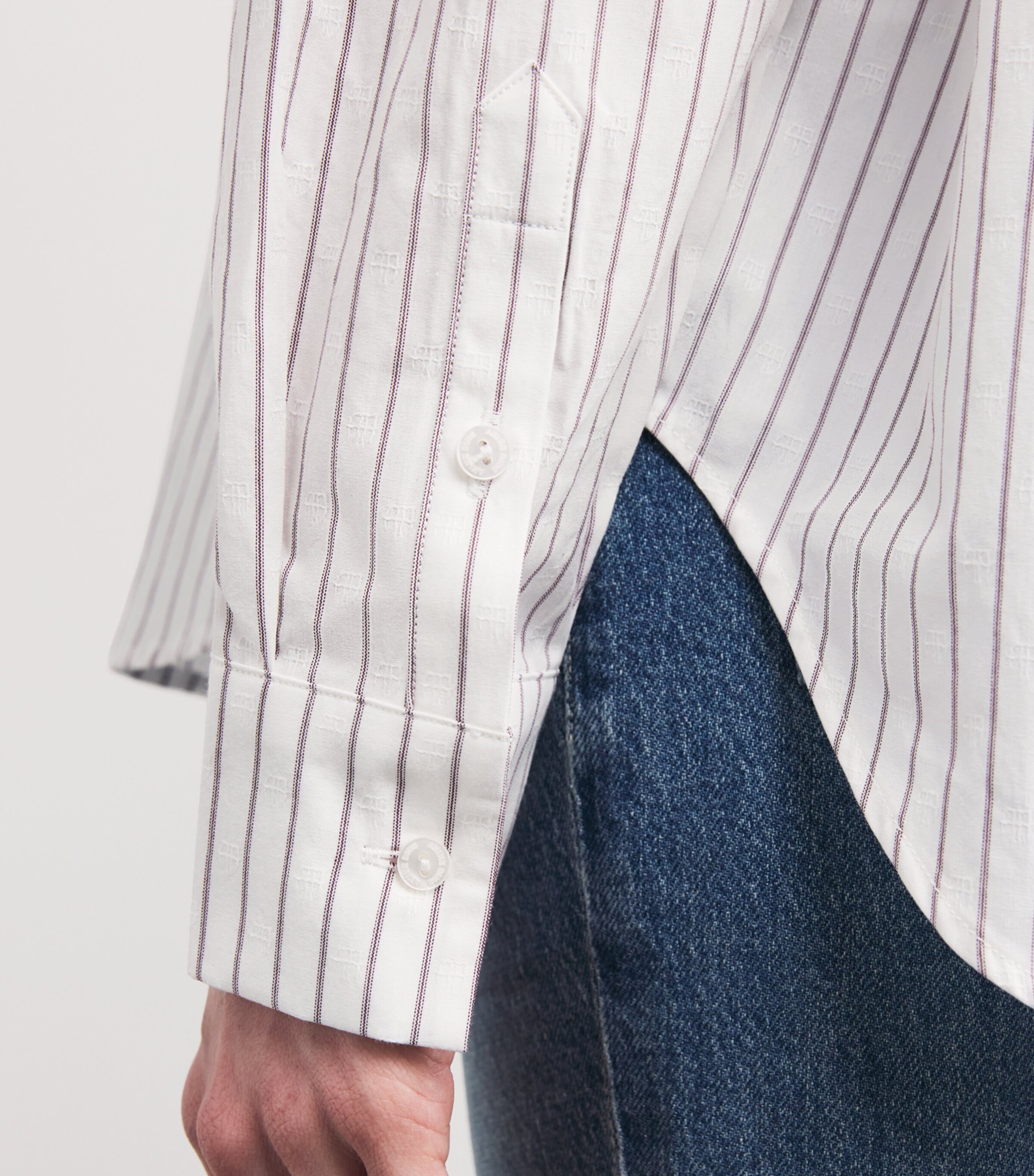 ANINE BING Cotton Braxton Shirt | Harrods UK