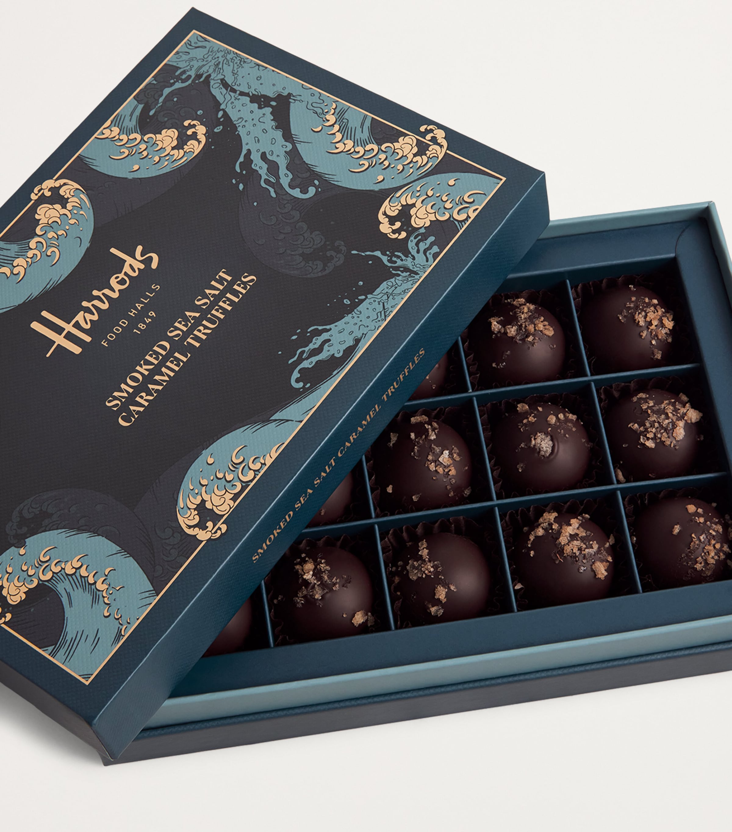 15-Piece Smoked Sea Salt Caramel Truffles (200g) NO COLOUR Image 2