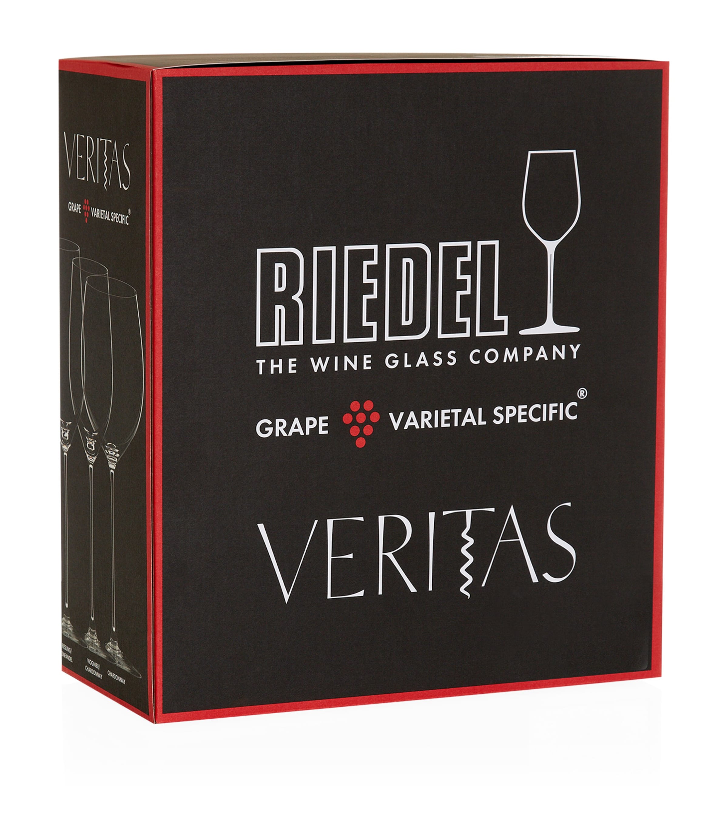 Set of 2 Veritas Riesling/Zinfandel Glasses CLEAR Image 2