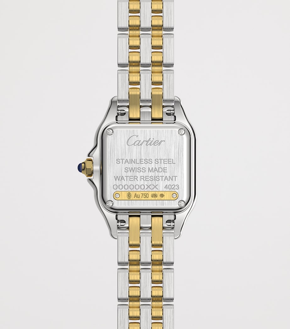 Cartier Small Yellow Gold and Stainless Steel Panthère de Cartier Watch 23mm Silver Image 3