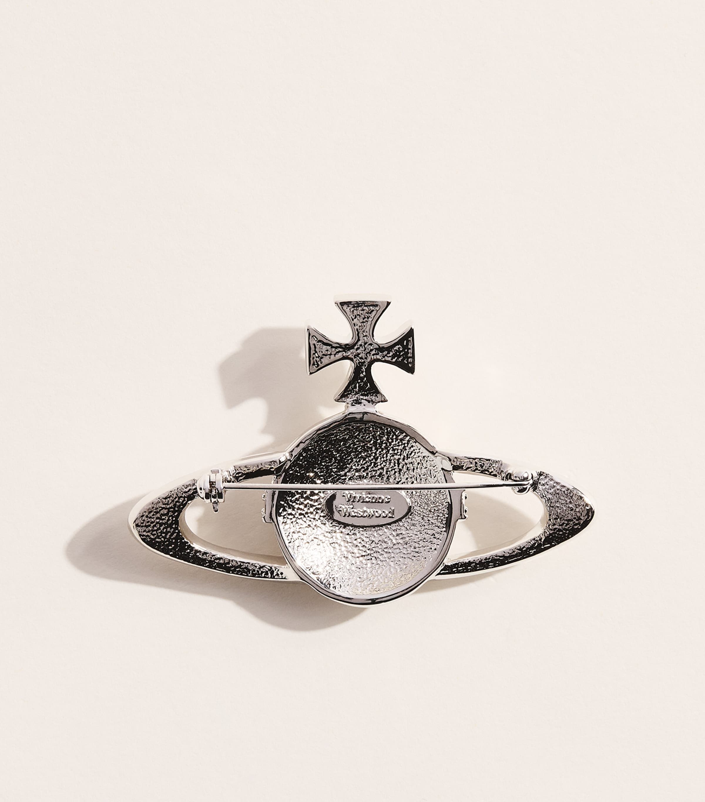 Vivienne Westwood Bas Relief Orb Brooch | Harrods HK