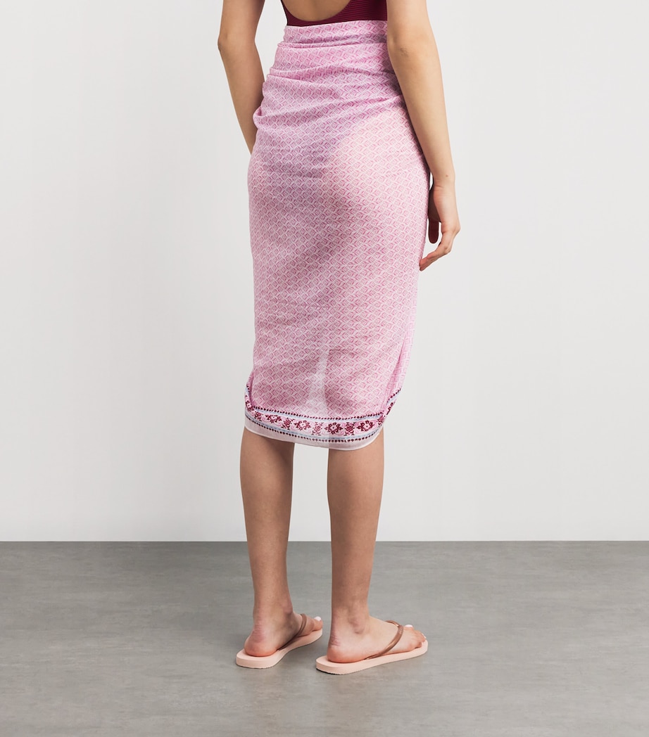 Cotton-Silk Provence Sarong PRT-PRT Image 4