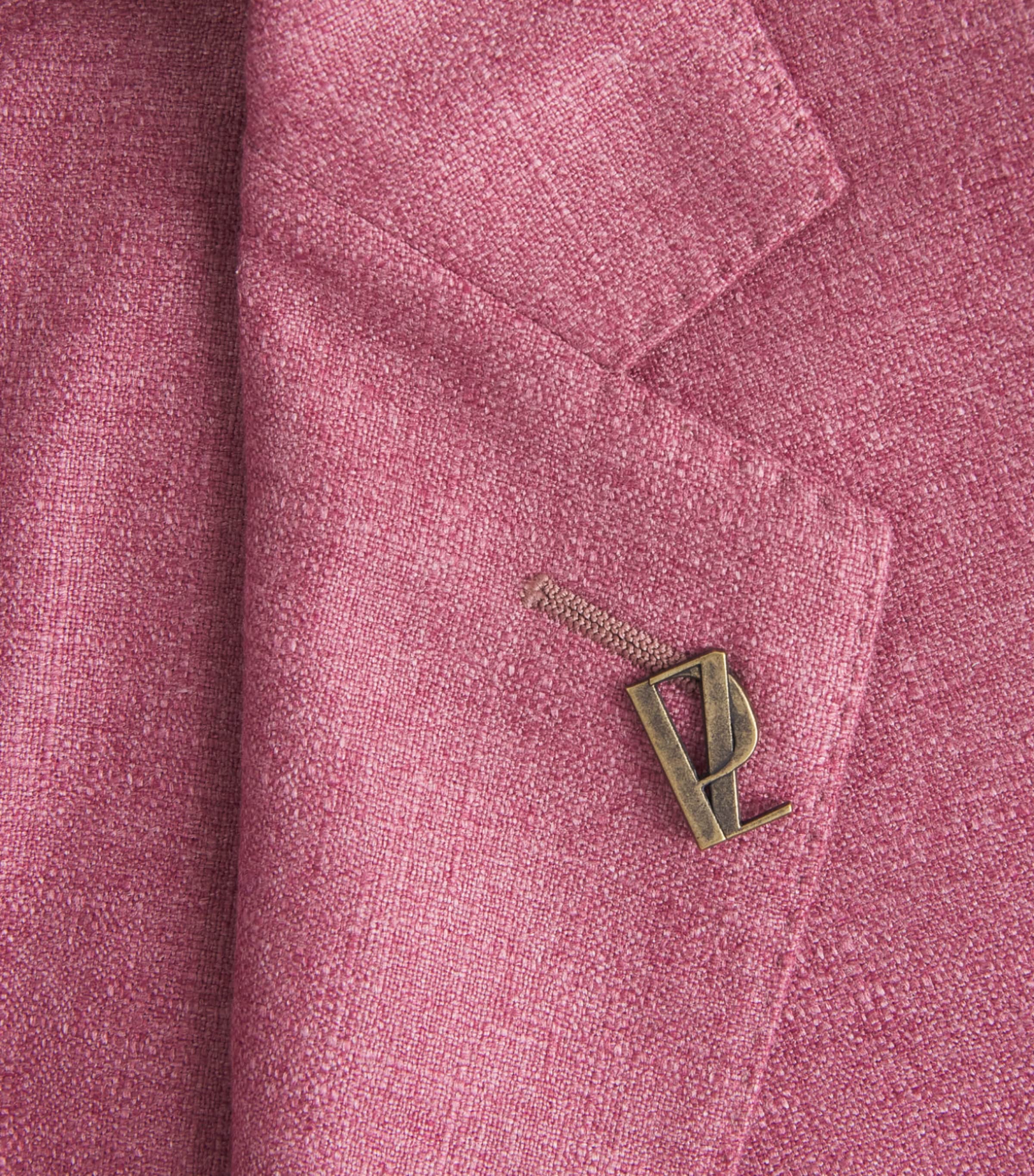 Pal Zileri Mens Silk-Cashmere Vicenza Blazer Pink Image 6