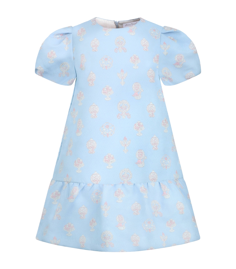 Embroidered Lucie Dress BLUE CRESTS Image 1