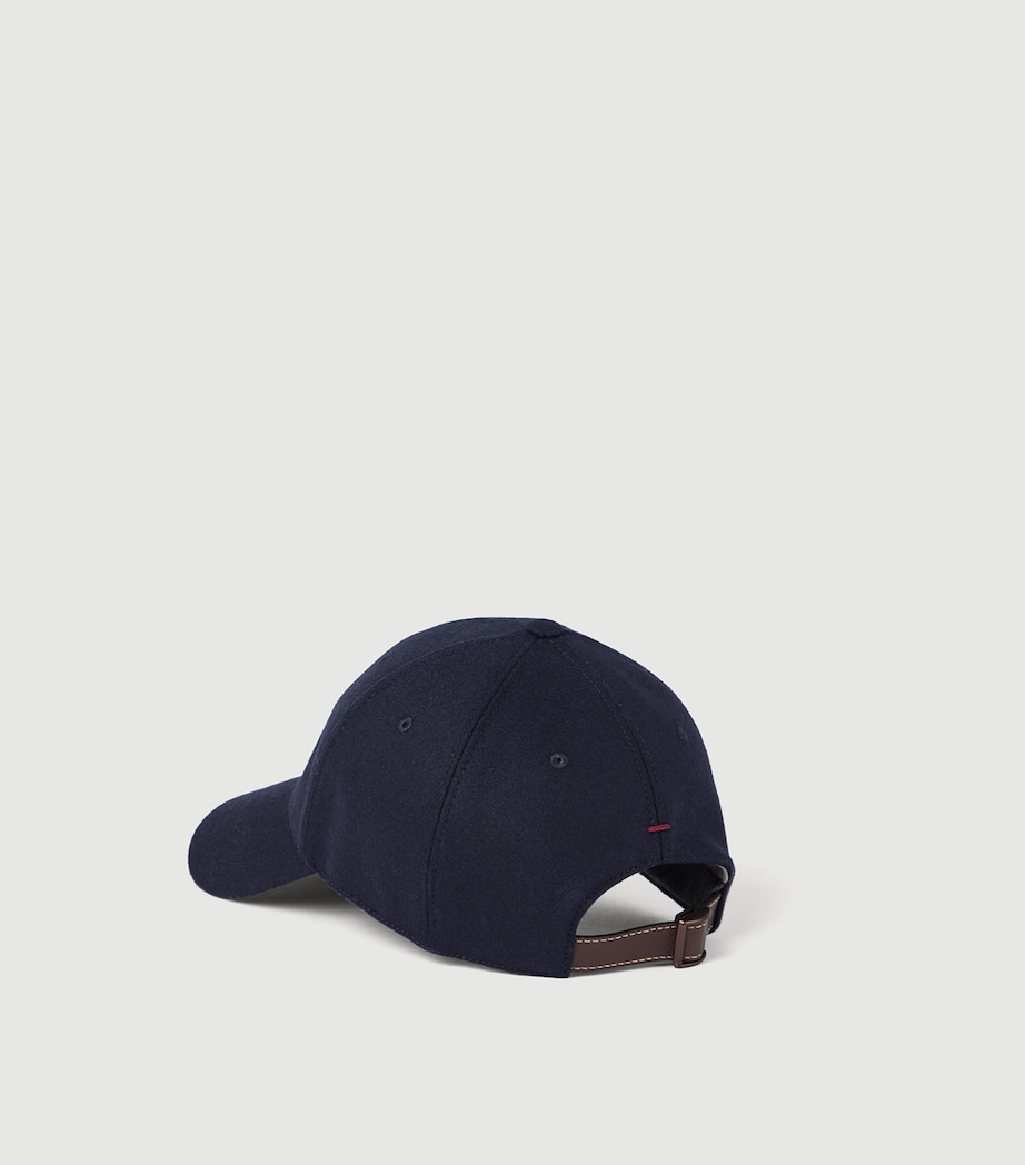 Brunello Cucinelli Virgin Wool Logo Cap Image 2