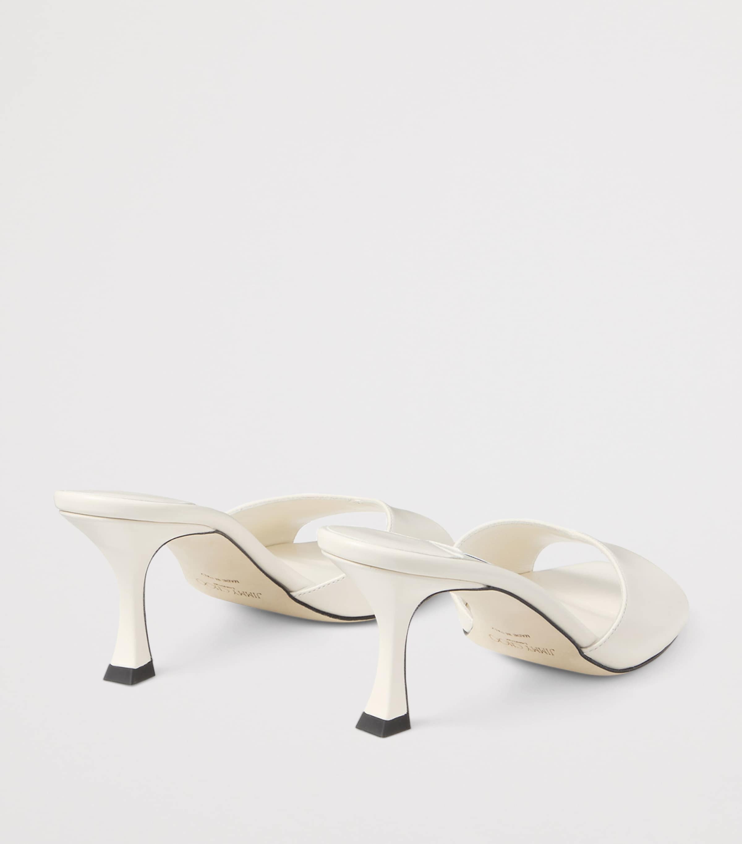 Skye 70 Leather Mules LATTE Image 3