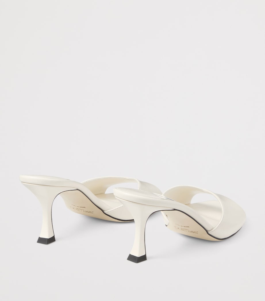 Skye 70 Leather Mules LATTE Image 3