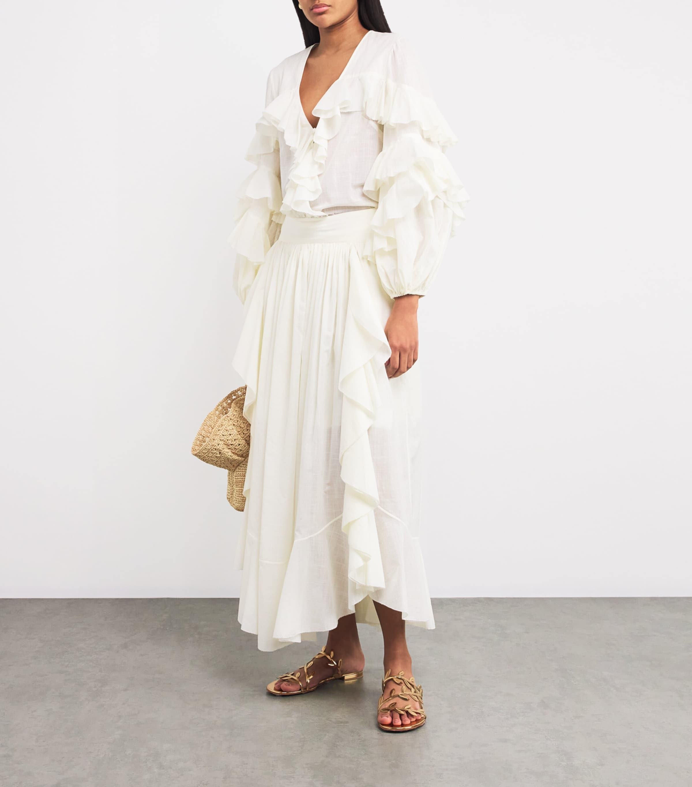 Laurel-Detail Flavia Sandals GOLD Image 5