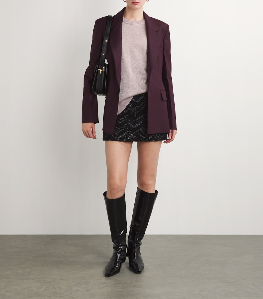 Lamé Sweater S30DF LIGHT PINK Image 2