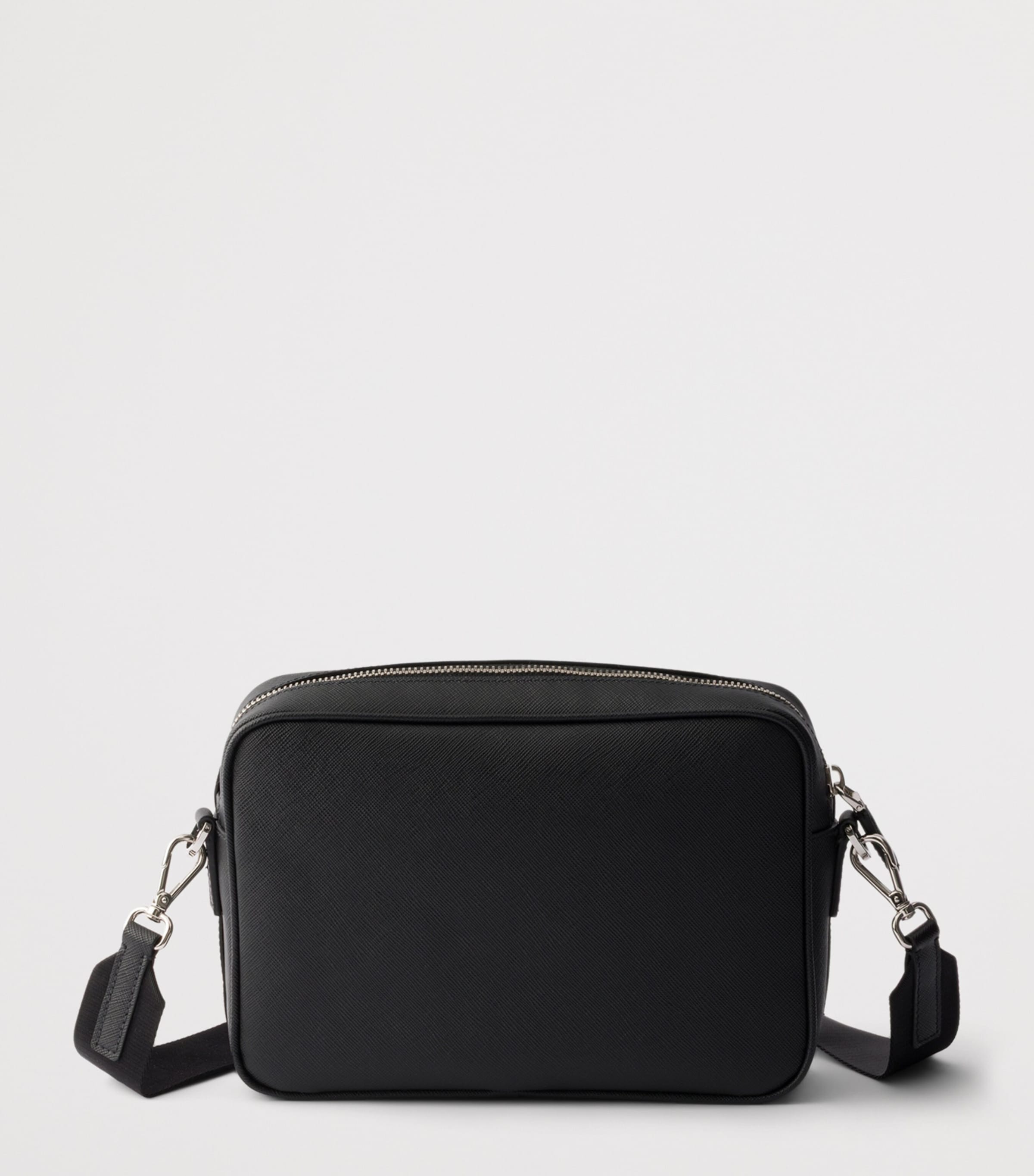 Prada Leather Cross-Body Bag Black Image 3