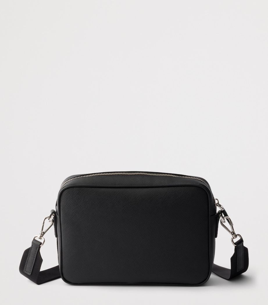 Prada Leather Cross-Body Bag Black Image 3