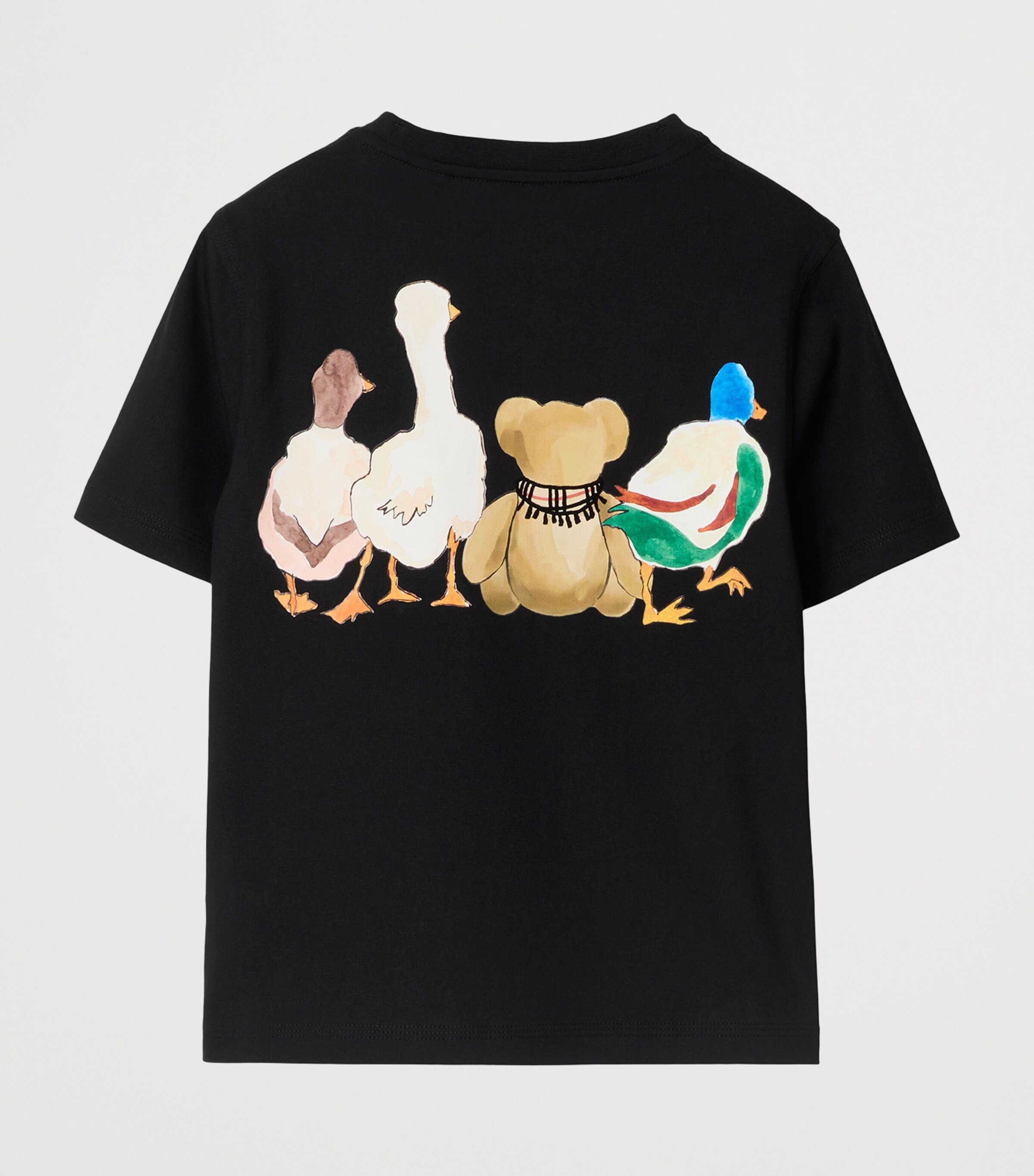 Burberry Kids Cotton Thomas Bear and Friends T-Shirt (3-12 Years) Black Image 2