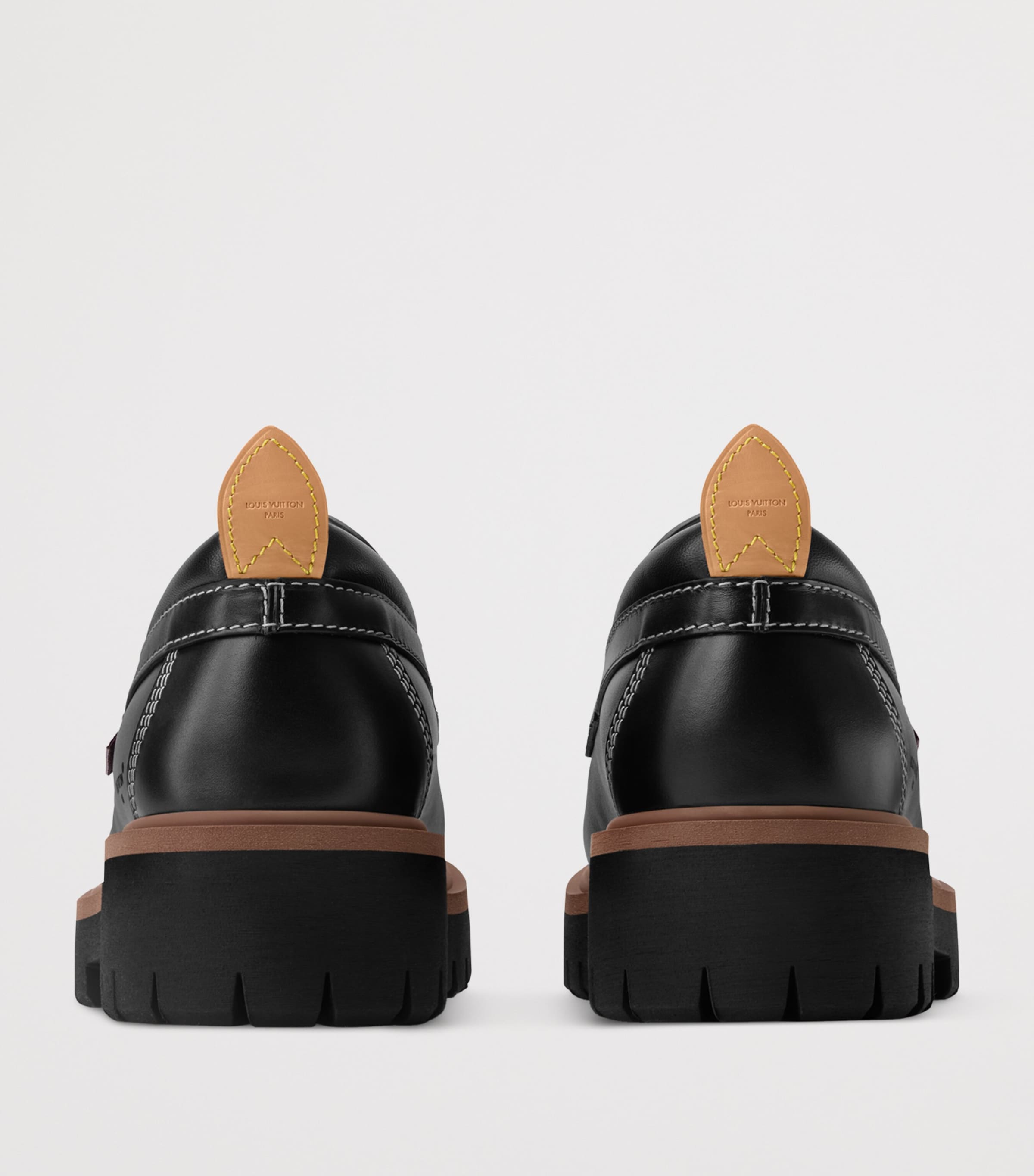 Leather Remix Loafers BLACK Image 5