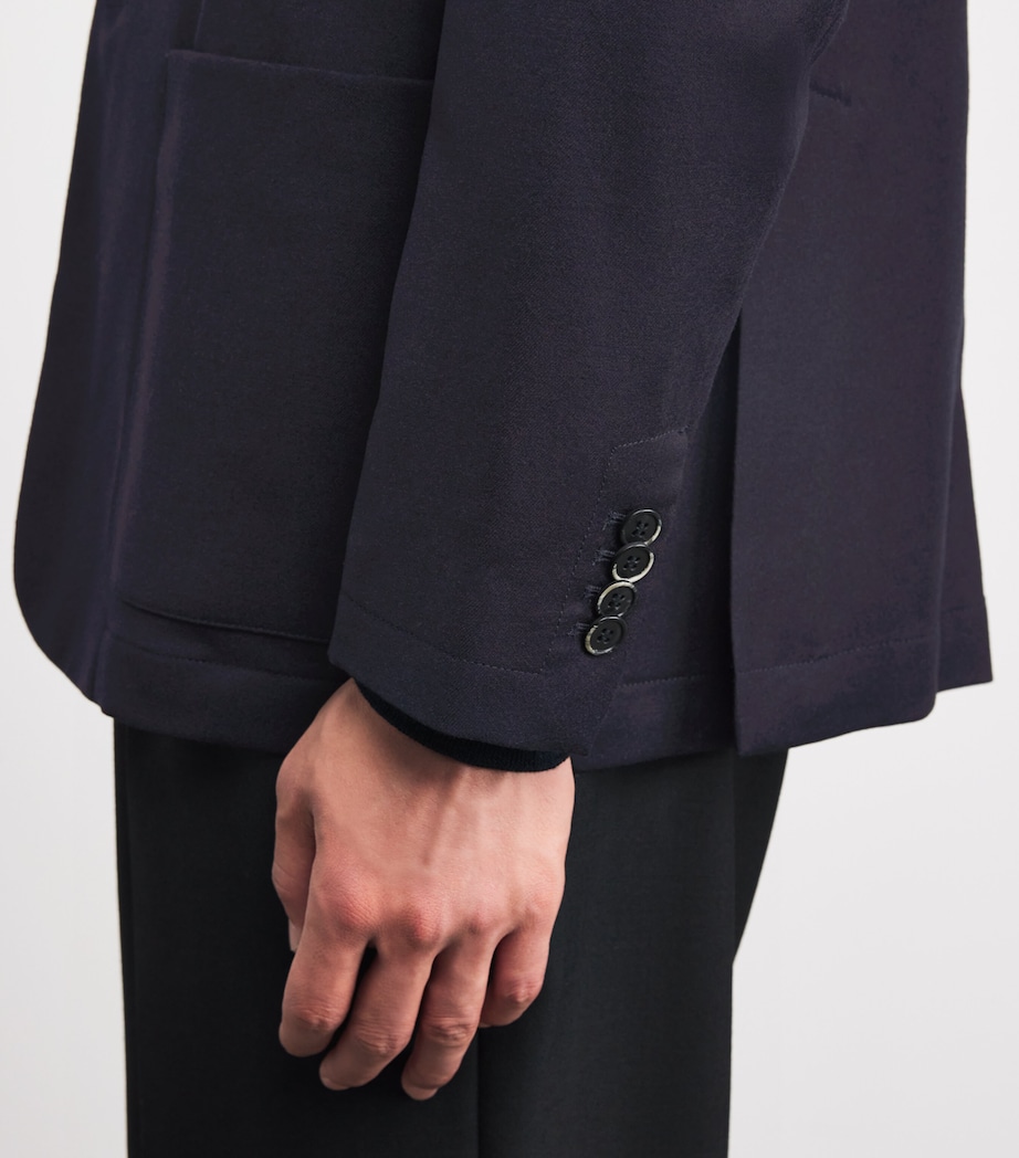 Stretch-Virgin Wool Blazer NAVY 170 Image 6