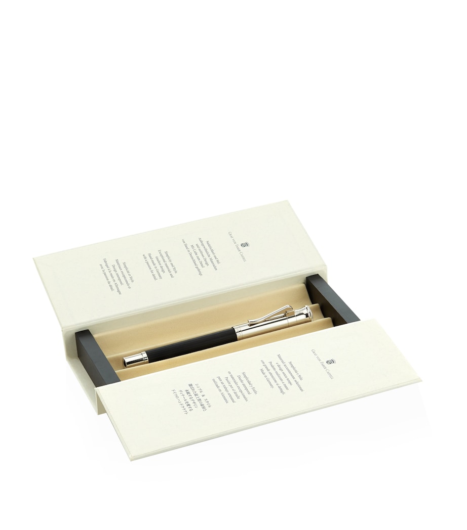 Graf von Faber-Castell Classic Ebony Wood Fountain Pen Black Image 1